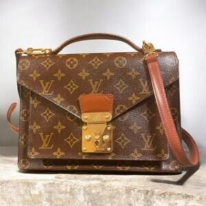 Louis Vuitton Monogram Monceau 2Way Shoulder Handbag